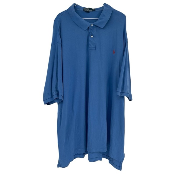 Polo Ralph Lauren Other - Polo Ralph Lauren Polo Shirt Mens Size 4XLT Blue Red Pony Classic Short Sleeves